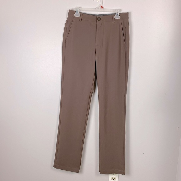 Tom Brady Golf Structured Techtrack Pants in French Roast size 30 - Picture 2 of 13